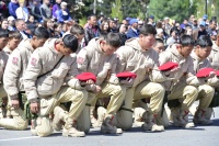 9 мая в Туве прошла церемония посвящения в юнармейцы 