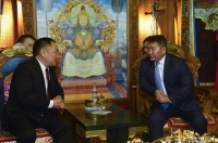 Встреча с Президентом Монголии. Улан-Батор, 14 мая 2018 г