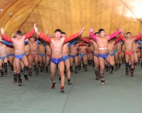 В Туве состоялись соревнования по национальной борьбе хуреш на призы Чаан моге республики Андрея Хертека