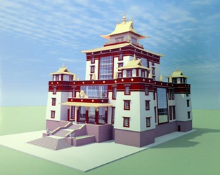 В Туве определяется строительная организация для возведения в столице Центрального буддийского храма 