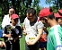 Глава Тувы  наградил победителей детского  соревнования по борьбе Хуреш и  подарил мячи юным футболистам из школы-интерната 