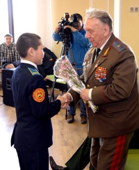 По приглашению Главы Тувы республику посетил ветеран Вооруженных сил России Петр Иванков