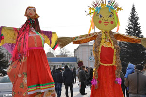 Программа  народного гуляния «Широкая Масленица» в городе Кызыле