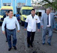 Глава Тувы посетил центр скорой медицинской помощи 