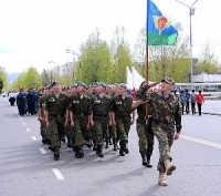 Генеральная репетиция Парада Победы. 7 мая 2013 года. г. Кызыл.