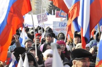 В столице Тувы состоялся народный митинг в поддержку жителей Крыма и Украины