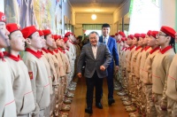 В Туве на базе школы открылся военно-патриотический спортивный клуб имени Сергея Кужугетовича Шойгу