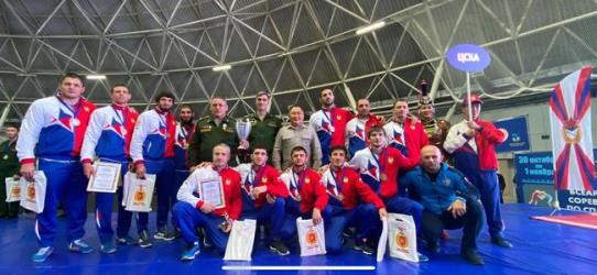 Сборная команда ЦСКА выиграла Кубок Министра Обороны РФ по спортивной борьбе