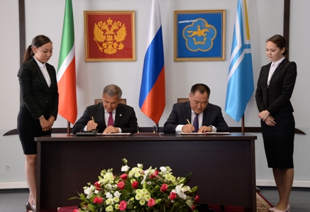 Между Тувой и Татарстаном подписано Соглашение о сотрудничестве 