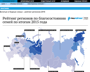 Российские эксперты поставили Туву на 37 место среди 85 регионов по уровню благосостояния семей