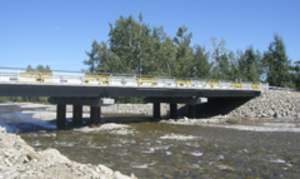 Миндортранс Тувы контролирует  сохранность мостов от наледевых вод 