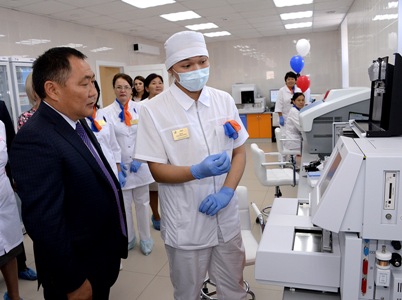 В столице Тувы открылась   современная клинико-диагностическая лаборатория 