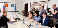Шолбан Кара-оол дал пресс-конференцию по итогам встречи с Президентом РФ