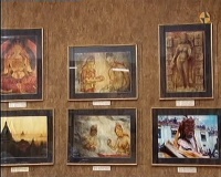 Глава Тувы посетил выставку "Буддийское насление" индийского фотохудожника Беноя Бехла
