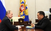 Рабочая встреча Президента РФ с главой Республики Тыва Шолбаном Кара-оолом