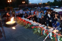 Акция "Свеча памяти" в День памяти и скорби. 22 июня, Кызыл