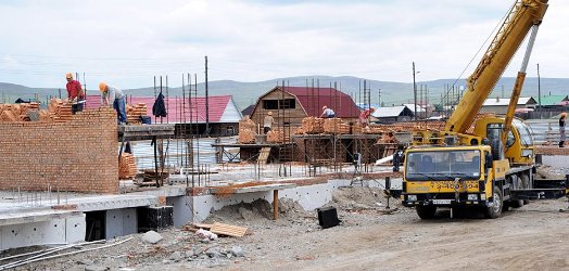 В Туве  к концу  года планируется сдать не менее 125 тысяч квадратных метров жилья
