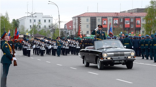 В столице Тувы состоялся военный парад 