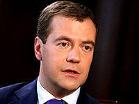 Премьер-министр России Дмитрий Медведев поздравил главу Тувы с Днем рождения