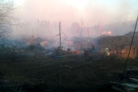 В Сибирском федеральном округе введен  режим ЧС из-за природных пожаров