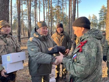 В ходе командировки на Донбасс Глава Тувы встретился с земляками – участниками СВО