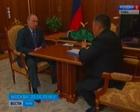 Президент В. Путин Главе Тувы Ш. Кара-оолу: В целом республика развивается, развивается под Вашим руководством хорошо