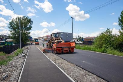 В Туве дорожные работы по нацпроекту «Безопасные качественные дороги» близятся к завершению