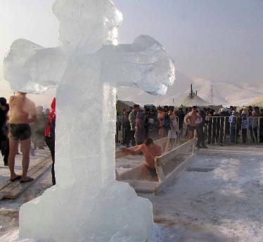 В Кызыле началась подготовка к Крещенским купаниям
