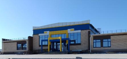 Центр культурного развития в микрорайоне Спутник в Кызыле готов на 93 %