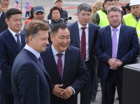 В столице Тувы с участием министра транспорта России открыли одну из главных городских автодорог