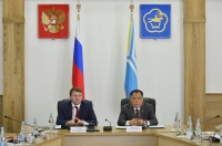 Выездное совещание с участием правительственной делегации во главе с министром экономического развития РФ Максимом Орешкиным