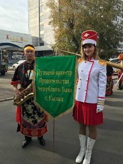 Духовой оркестр Правительства Республики Тыва успешно выступил в  Алтайском крае 