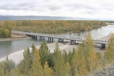 В Сут-Хольском районе Тувы открыт новый мост через реку Хемчик 