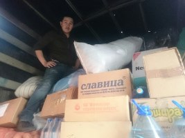 Из Тувы отправилась первая партия с грузом гуманитарной помощи для соседней Хакасии