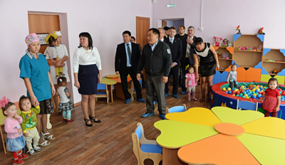 На строительство детсадов в 2015 году Туве выделено из федерального бюджета 162,9 млн. рублей