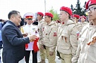 В День Победы в Туве прошла церемония посвящения в юнармейцы 