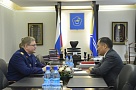 Глава Тувы встретился с новым руководителем Следственного управления СК РФ по РТ 
