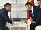 Глава Тувы обсудил пути совместного развития с Президентом Монголии 