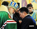  Патриарх Кирилл поздравил Шолбана Кара-оола с юбилеем
