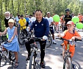 Глава Тувы  Шолбан Кара-оол принял участие в открытии новой велотрассы в Кызыле