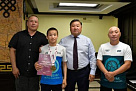 Глава Тувы встретился с чемпионом Европы среди юниоров Чингисом Сарыгларом