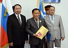Глава Тувы стал кавалером ордена «Полярная звезда» - высшей государственной награды Монголии